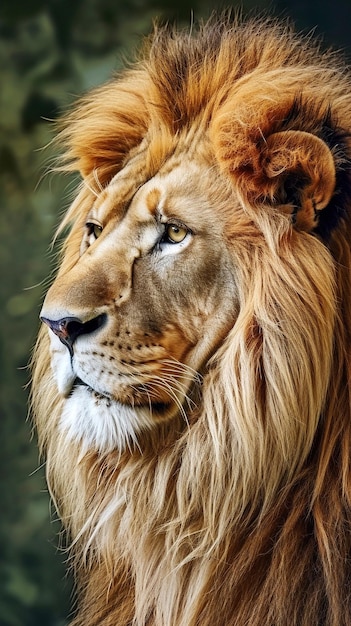 Le lion est un animal sauvage.