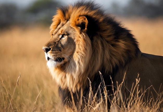 Le lion à l'intérieur Explorant la majesté et le courage des hybrides de lions humains
