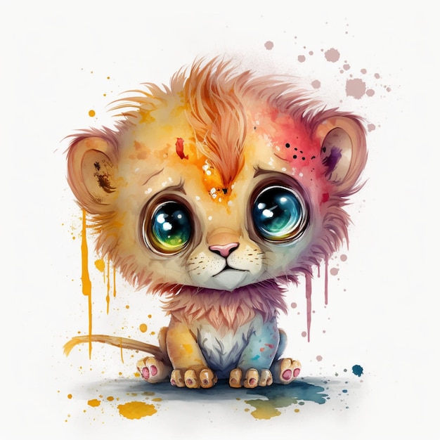 Lion mignon Chibi 13