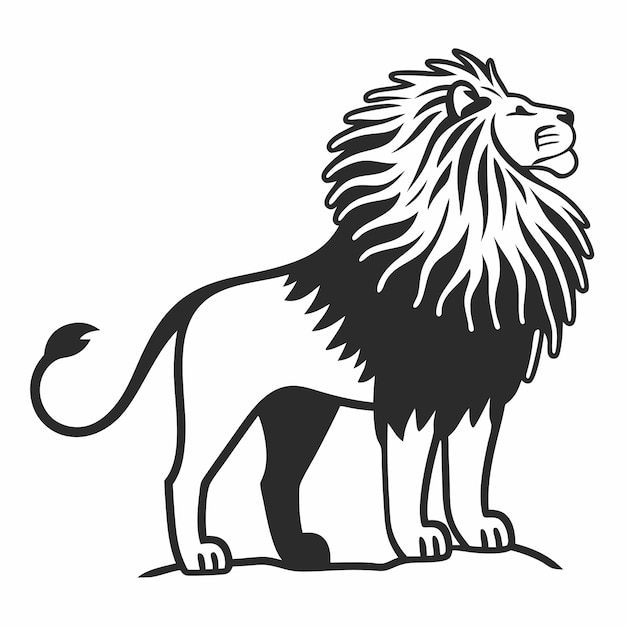 Le Lion sihouette vector desing eps