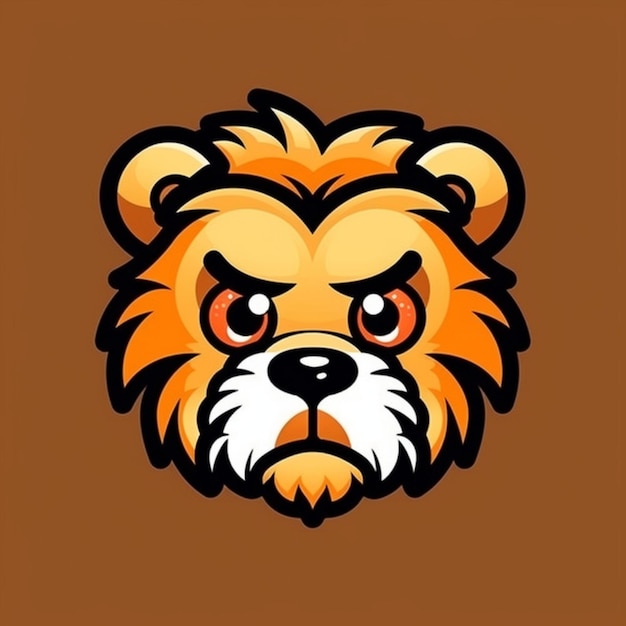 Lion, Visage Clipart