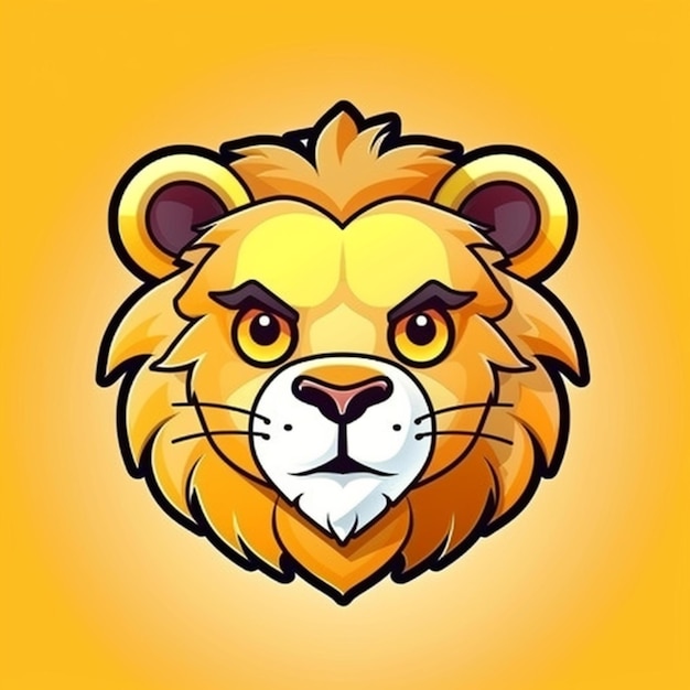 Lion, Visage Clipart