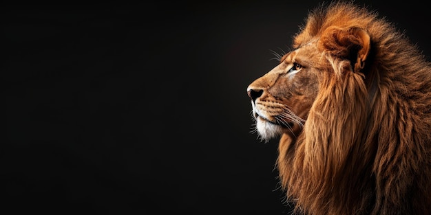 les lions dans la nature de la savane IA générative