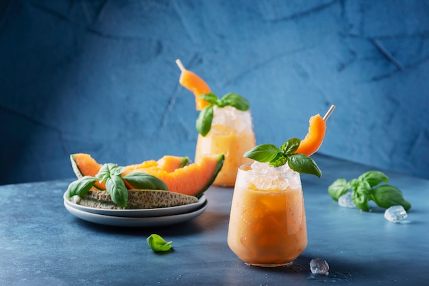 Liqueur d'été sucrée au melon