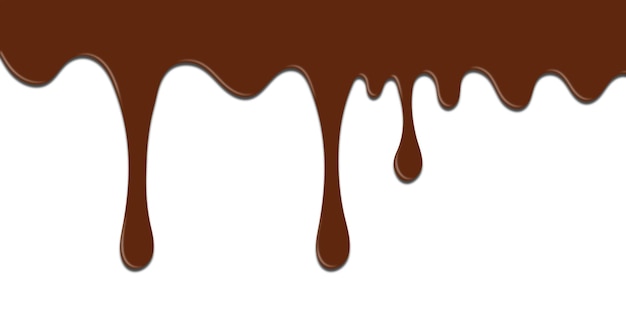 un liquide brun avec un fond brun qui dit chocolat