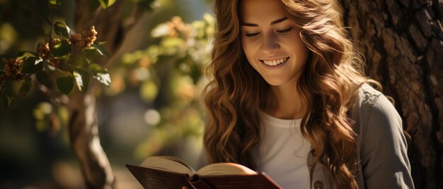 Lire avec joie dans la nature