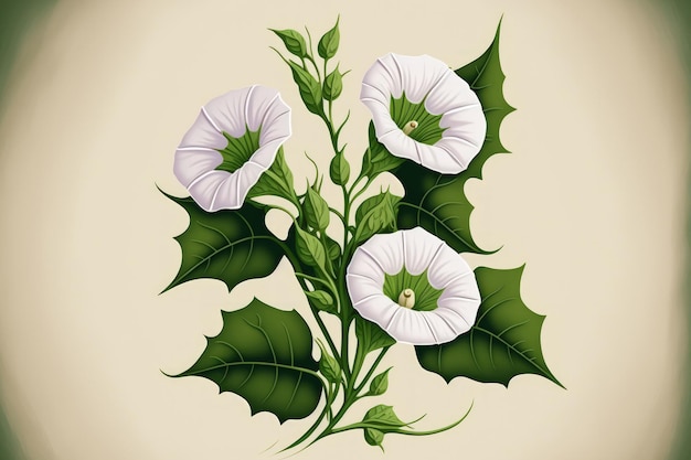 Liseron des champs Latin Convolvulus arvensis