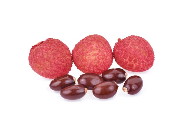 Litchi isolé