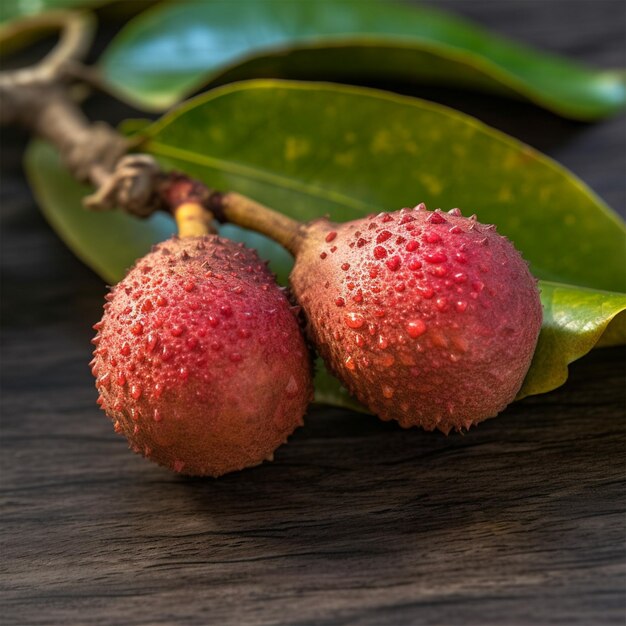 Litchis mûrs