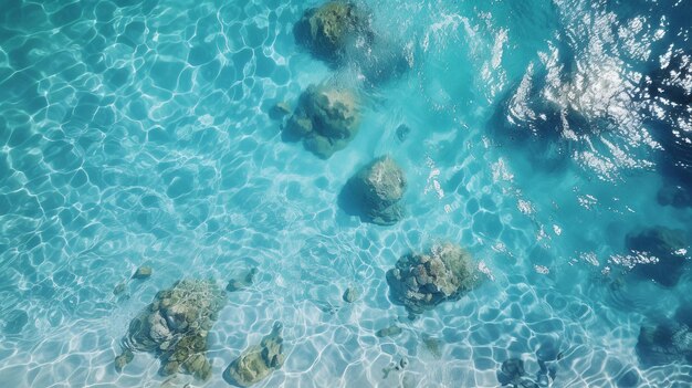 Le littoral de la plage tropicale