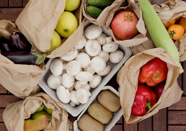 Livraison de fruits et légumes du marché frais