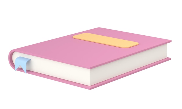 Livre 3D Carnet Illustration 3D