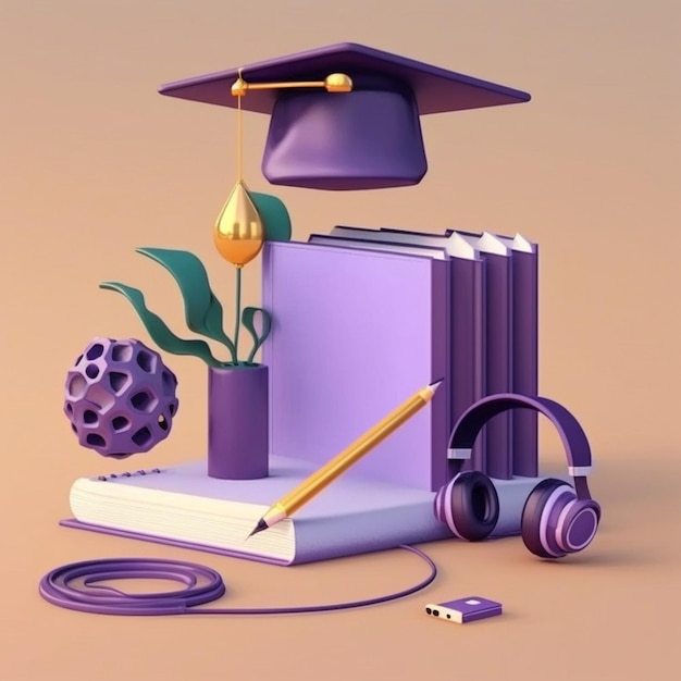Livre 3D avec graduation