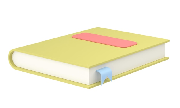Le livre 3D Notebook illustration 3D