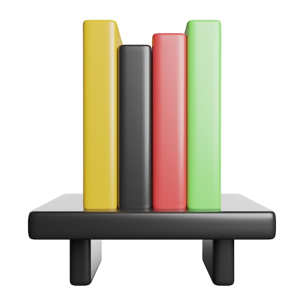 Livre de bibliothèque en étagère