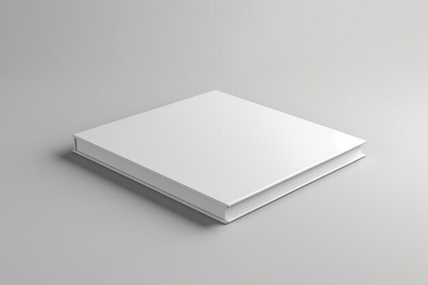 Photo livre blanc sur table blanche