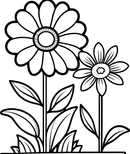 livre de coloriage pour enfants de belles fleurs livre de coloration contre le stress contour motif floral