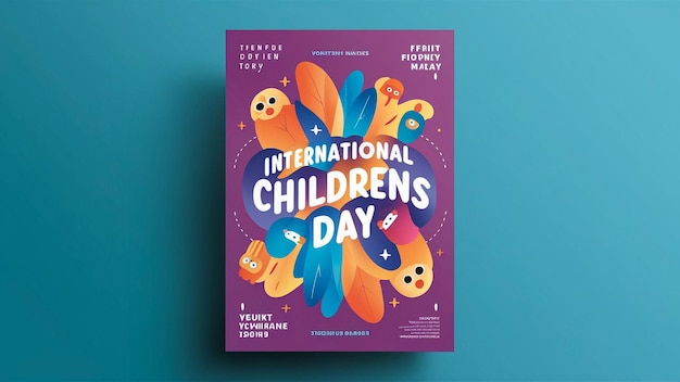 un livre intitulé Journée internationale de l'enfance est écrit par les enfants des enfants