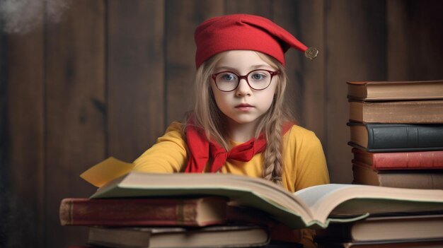 Livre de lecture journée mondiale du livre IA générée