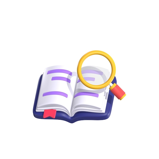 livre ouvert 3d