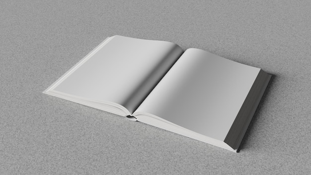 un livre ouvert avec une ombre sur les pages ouvertes