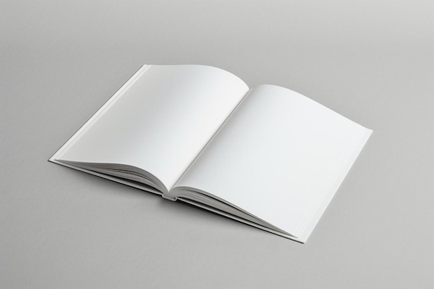 un livre ouvert sur une surface grise