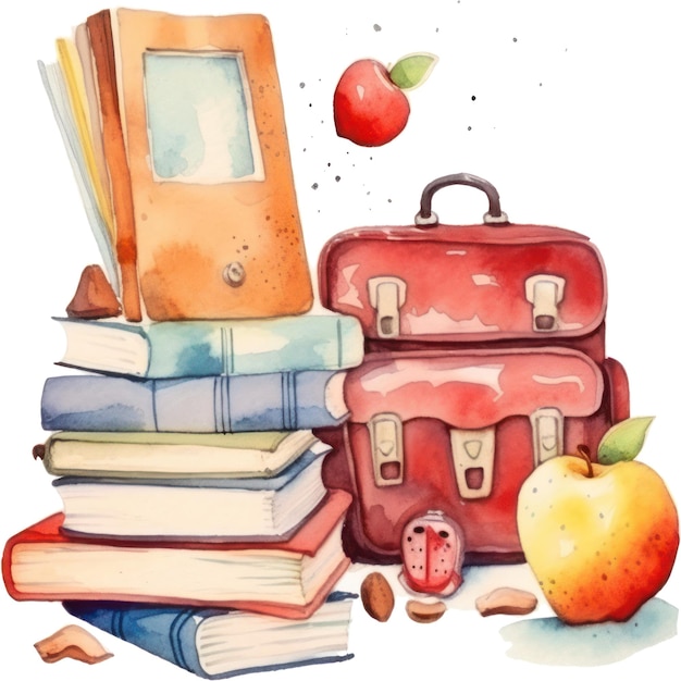 livres et sac