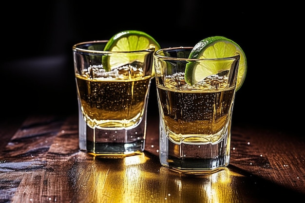 Élixir d'ébène Tequila à fond noir