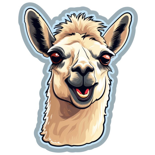 Llama cria répété s'il vous plaît ignorer l'autocollant IA générative