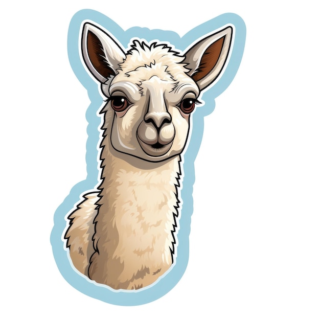 Llama cria répété s'il vous plaît ignorer l'autocollant IA générative