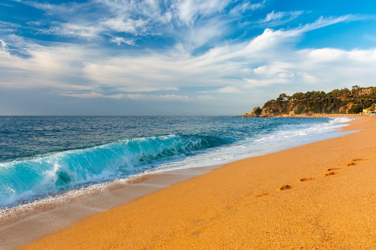 Photo lloret de mar sur la costa brava, catalogne, espagne