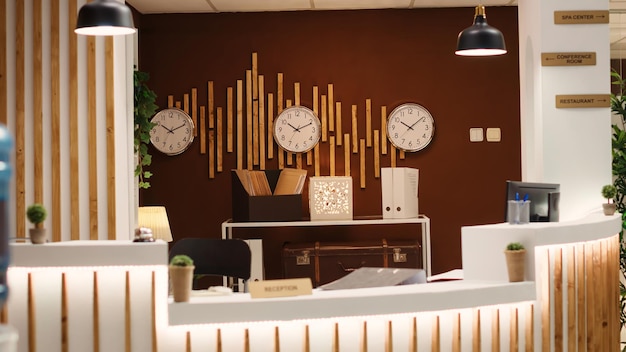 Lobby de l'hôtel de l'industrie hôtelière