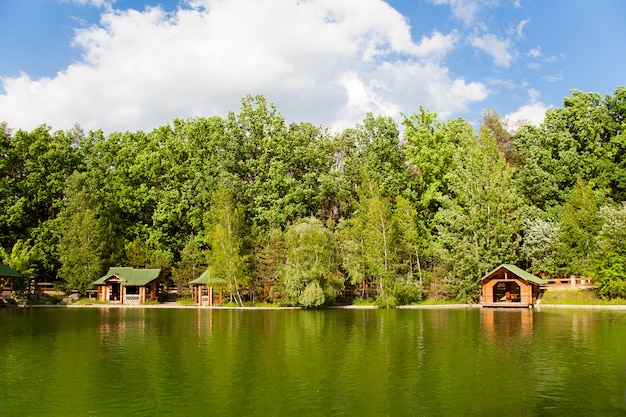 Lodge au bord du lac