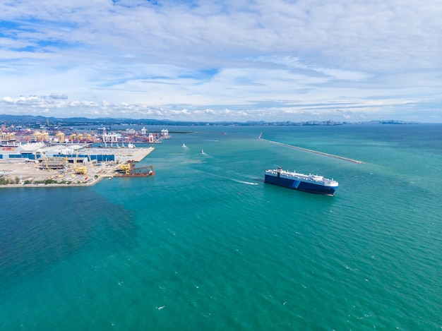 logistique d&#39;affaires expédition internationale sur la mer