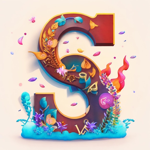 Logo 3D avec la lettre S