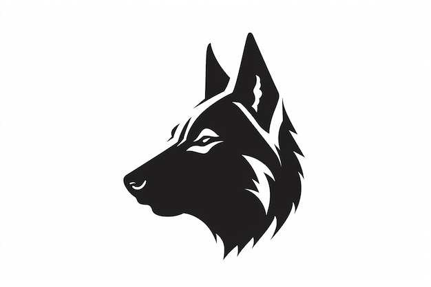 logo animal chat et chien minimal