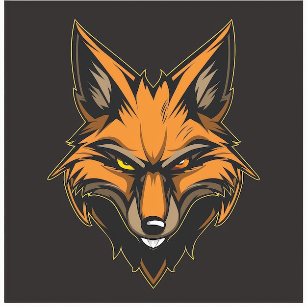 Logo de l'animale de l'e-sport Logo de la mascotte de l'animal