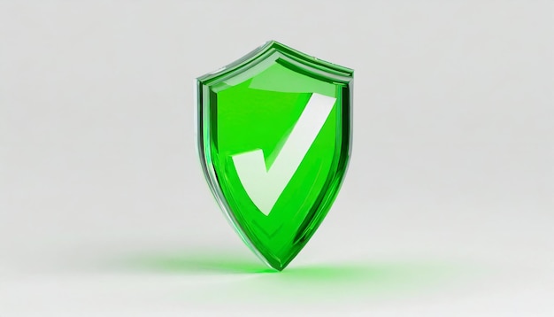 logo antivirus de sécurité en 3D