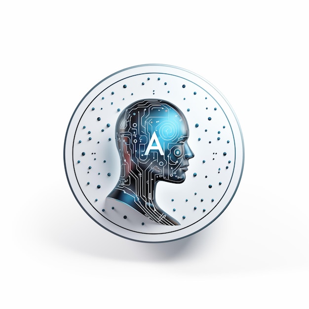 Photo le logo de l'application d'intelligence artificielle