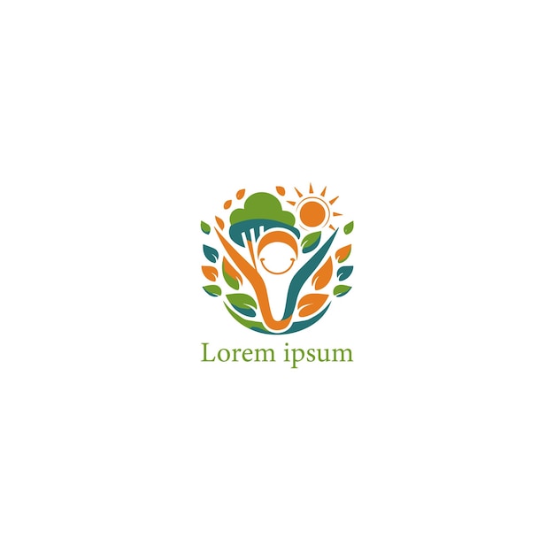 un logo de bien-être pour la marque