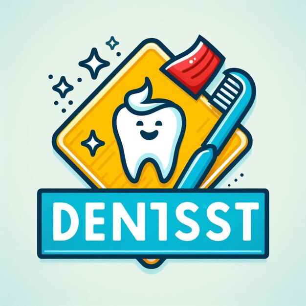 Le logo de la clinique dentaire est le logo de la dentisterie.