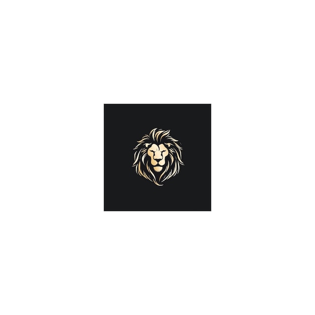 Photo logo de conception minimaliste du lion1