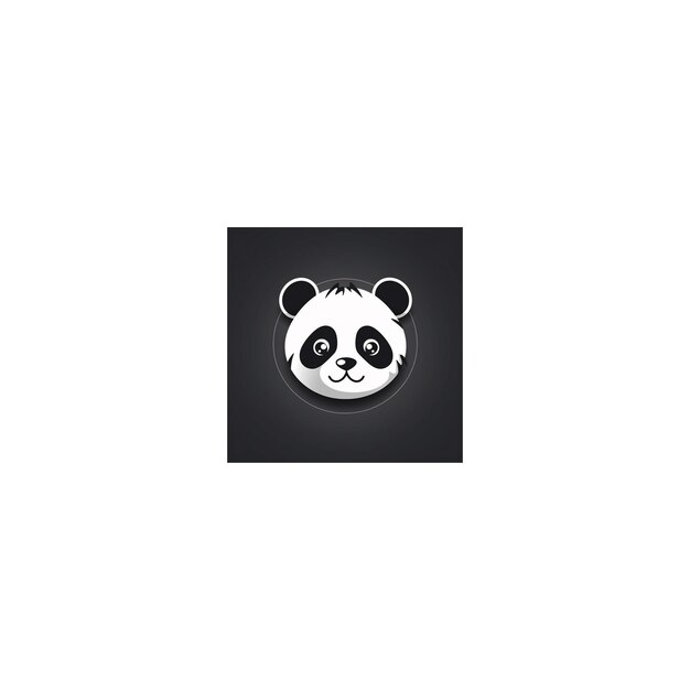 logo de conception de panda mignon13