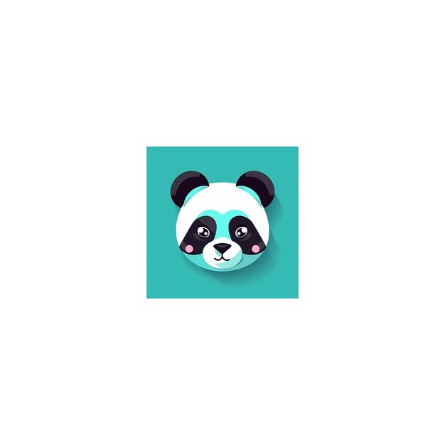 logo de conception de panda mignon5