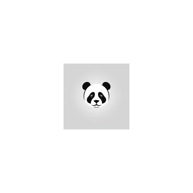 logo de conception de panda minimaliste5