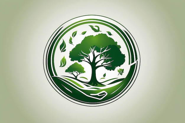 Le logo de la conservation de l'environnement