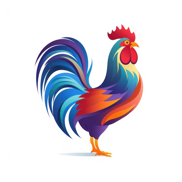 Logo du coq généré par l'IA Image