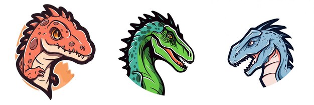 Le logo du dinosaure 2D