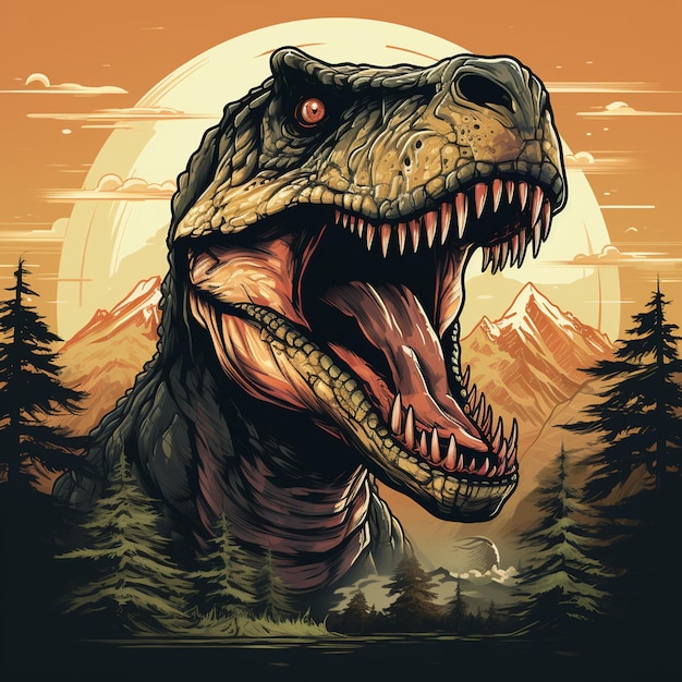 le logo du dinosaure