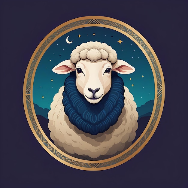 Le logo du mouton d'Eid